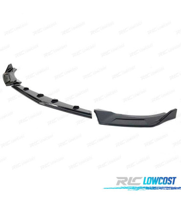 SPOILER LIP VOLKSWAGEN VW GOLF 8 R LINE NEGRO BRILLO