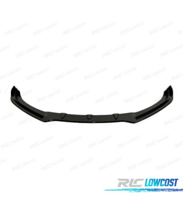 SPOILER LIP PARA VOLKSWAGEN VW SCIROCCO R20 08-13 NEGRO BRILLO