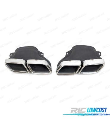 COLAS ESCAPE PARA MERCEDES CLASE GLC X253 CROMO