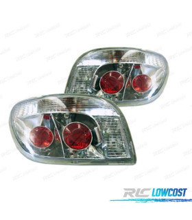 PILOTOS PARA TOYOTA YARIS 98- FONDO CROMO