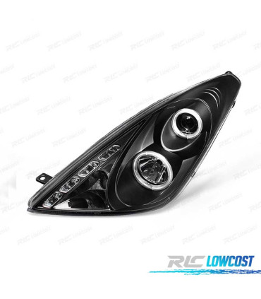 FAROS TOYOTA CELICA 01-07 OJOS DE ANGEL FONDO NEGRO