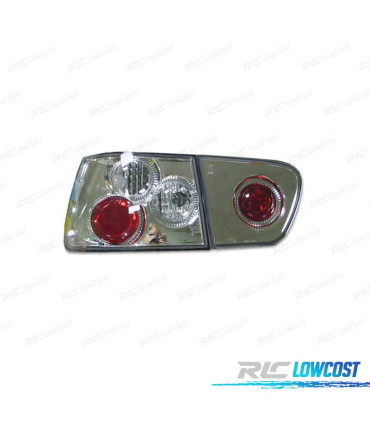 PILOTOS SEAT IBIZA 00-01 LOOK LEXUS FONDO CROMADO