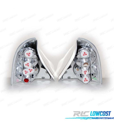 PILOTOS PARA RENAULT CLIO 98-01 LOOK LEXUS FONDO CROMO