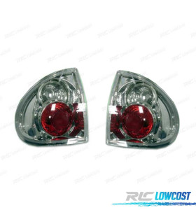 PILOTOS RENAULT LAGUNA 95-01 LOOK LEXUS FONDO CROMO