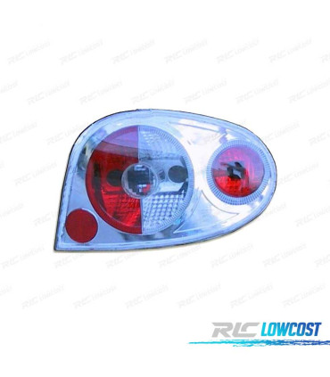 PILOTOS RENAULT MEGANE COUPE 99-02 LOOK LEXUS FONDO CROMO