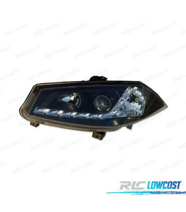 FAROS RENAULT MEGANE 03-06 LUZ DIURNA FONDO NEGRO