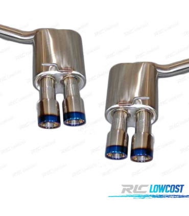 LINEA ESCAPE PORSCHE PANAMERA 3.8 12-16 AZUL QUEMADO