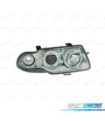 FAROS OPEL ASTRA F 95- OJOS DE ANGEL CROMO