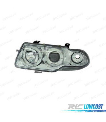 FAROS OPEL ASTRA F 95- OJOS DE ANGEL CROMO