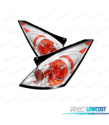 PILOTOS NISSAN 350Z FONDO CROMO