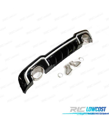 DIFUSOR AUDI A3 8V SPORTBACK S LINE 16-20 LOOK RS3 + COLAS ESCAPE