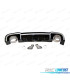 DIFUSOR AUDI A3 SEDAN S LINE 17-20 LOOK RS3 NEGRO BRILLO + COLAS ESCAPE