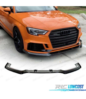 SPOILER LIP AUDI A3 RS3 17-20 NEGRO
