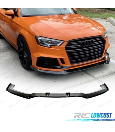 SPOILER LIP AUDI A3 RS3 16- NEGRO