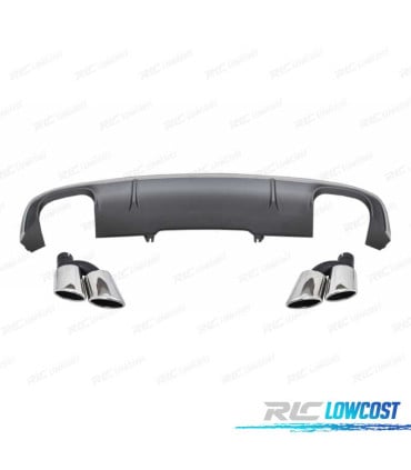 DIFUSOR AUDI A4 SEDAN AVANT 16- S LINE + COLAS ESCAPE