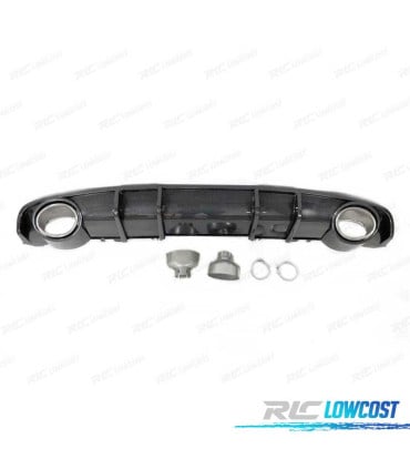 DIFUSOR AUDI A4 B9 S LINE 16- LOOK RS4 CARBONO