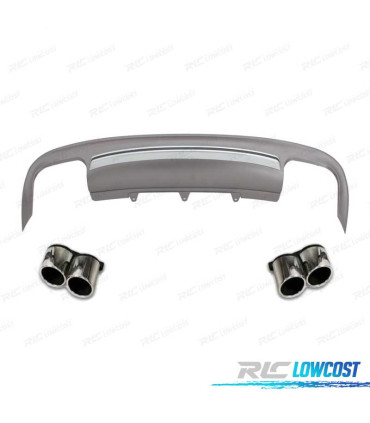 DIFUSOR AUDI A5 SPORTBACK 12-15 LOOK S LINE + COLAS DE ESCAPE