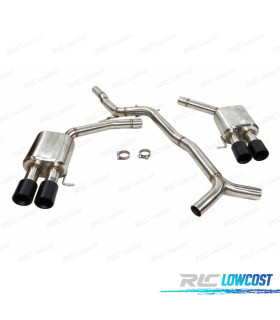 LINEA ESCAPE AUDI S5 3.0 11- S4 B8 NEGRO