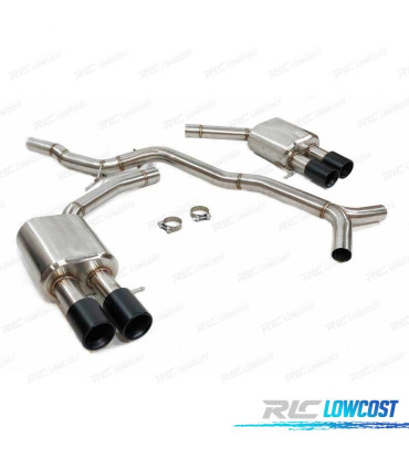 LINEA ESCAPE AUDI S5 3.0 11- S4 B8 NEGRO