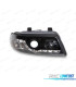 FAROS AUDI A4 99-01 LUZ DIURNA LED NEGRO