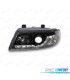 FAROS AUDI A4 99-01 LUZ DIURNA LED NEGRO
