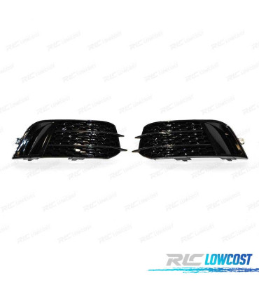 REJILLAS AUDI A1 12-15 LOOK RS1 NEGRO BRILLO