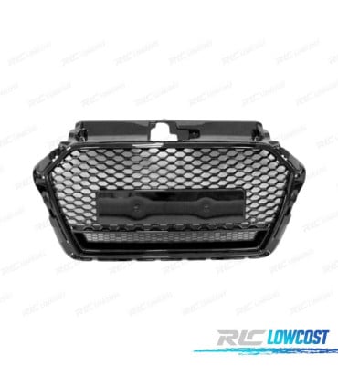 PARRILLA AUDI A3 II 16-20 LOOK RS3 NEGRO