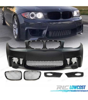 PARAGOLPES DELANTERO BMW E81 E82 E87 E88 LOOK 1M + PARRILLAS