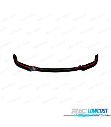 SPOILER LIP BMW F22 14-15 LOOK M2 NEGRO