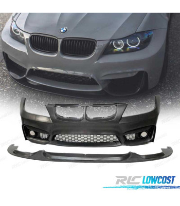 PARAGOLPES DELANTERO BMW E90 E91 LCI 08-12 LOOK M4 + SPOILER LIP