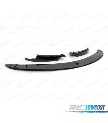 SPOILER LIP BMW E90 E91 E92 E93 05-10 LOOK M3 NEGRO BRILLO
