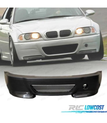 PARAGOLPES DELANTERO BMW E46 M3 LOOK CSL SPLITTERS CARBONO