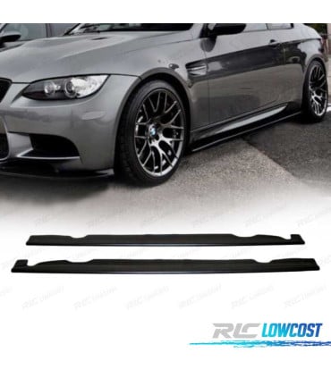 AÑADIDO TALONERAS BMW E92 E93 LOOK M3 NEGRO BRILLO