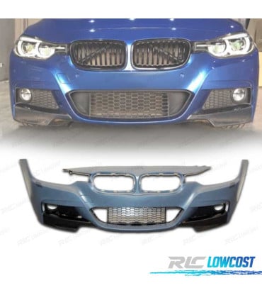 PARAGOLPES DELANTERO BMW F30 F31 11-19 LOOK M SPLITTERS CARBONO