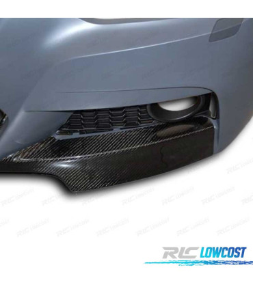 PARAGOLPES DELANTERO BMW F30 F31 11-19 LOOK M SPLITTERS CARBONO