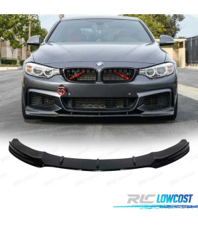 SPOILER LIP BMW F32 LOOK M NEGRO BRILLO