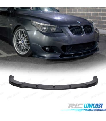SPOILER LIP BMW E60 E61 03-10 LOOK M NEGRO