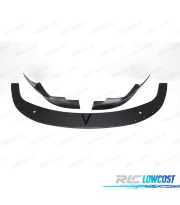 SPOILER LIP BMW E60 E61 03-10 LOOK M TECH II NEGRO + SPLITTERS