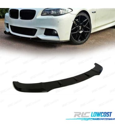 SPOILER LIP BMW F10 10-16 LOOK M TECH LCI NEGRO