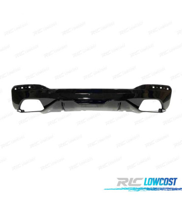 DIFUSOR BMW G30 G31 M TECH 17- LOOK M PERFORMANCE NEGRO BRILLO