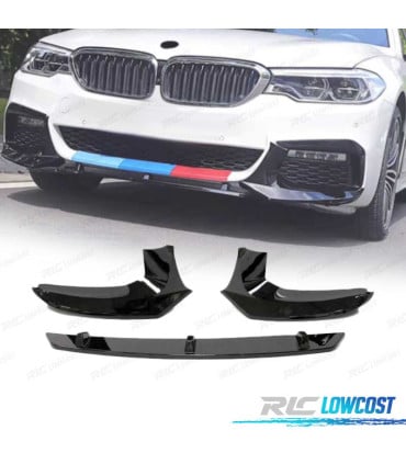SPOILER LIP BMW G30 G31 17-19 M TECH NEGRO BRILLO