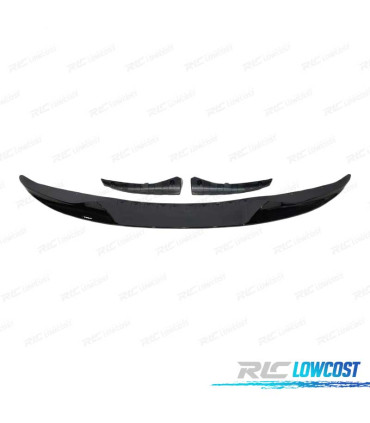SPOILER LIP BMW X5 F15 12-18 LOOK M PERF NEGRO BRILLO