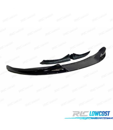 SPOILER LIP BMW X5 F15 12-18 LOOK M PERF NEGRO BRILLO