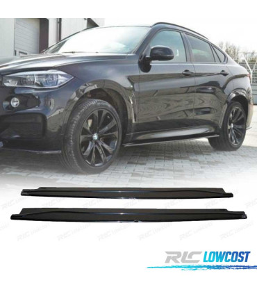 AÑADIDO TALONERAS BMW X6 F16 LOOK M NEGRO BRILLO