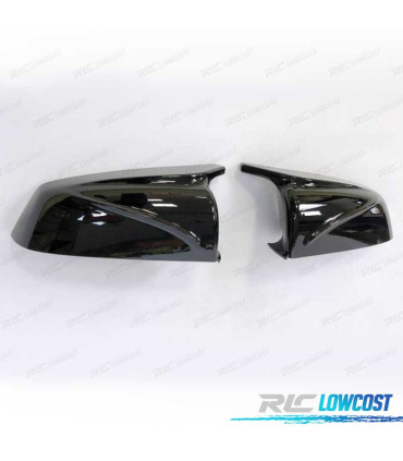 CARCASAS ESPEJOS BMW E60 LCI 07-10 LOOK M4 NEGRO BRILLO