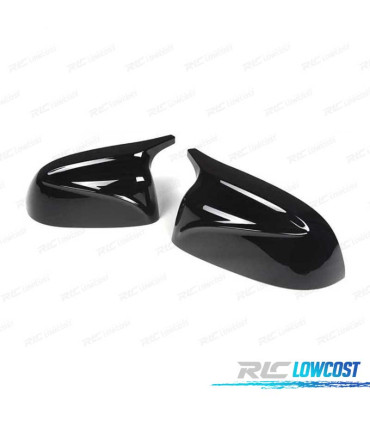 CARCASAS ESPEJOS BMW X5 G05 X6 G06 LOOK M NEGRO BRILLO