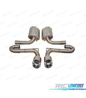 LINEA ESCAPE BMW X6 E71 E72 08-14 CROMO