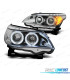 FAROS BMW E60 E61 03-07 LUZ DIURNA LED NEGRO