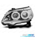FAROS BMW E60 E61 03-07 LUZ DIURNA LED NEGRO