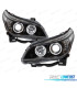 FAROS BMW E60 E61 03-07 LUZ DIURNA LED NEGRO